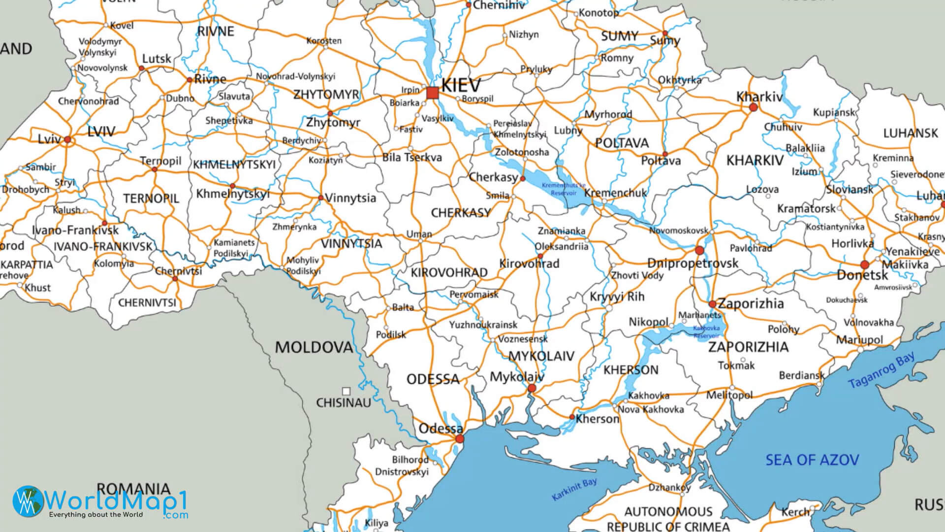 Kherson Haritası Ukrayna